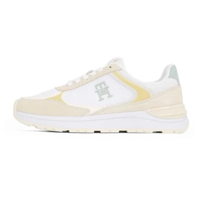Afbeelding van Tommy Hilfiger Sneakers laag, Dames, Maat: 36, Muslin Polyester