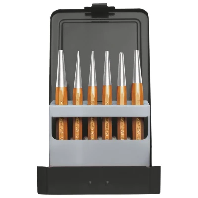 Afbeelding van GEDORE R90100006 Centerponsset Chroom vanadium staal