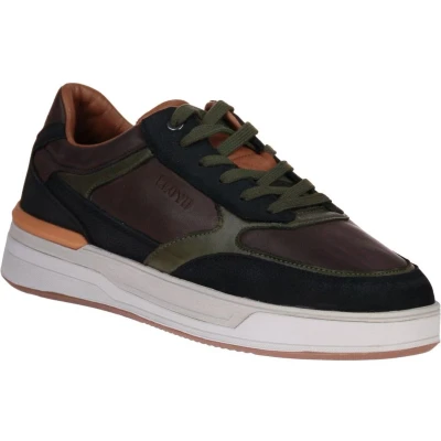 Afbeelding van Lloyd Egilo Sneakers laag, Heren, Maat: 46, Schwarz braun Leer