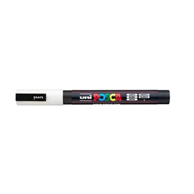 Afbeelding van Verfstift Posca PC3M F wit