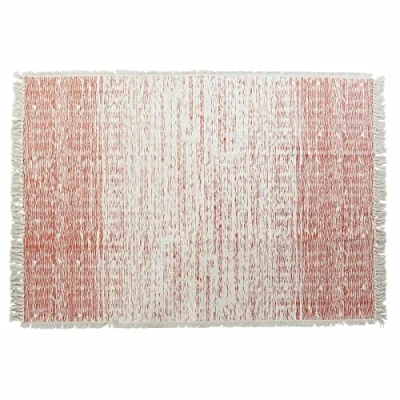 Afbeelding van Tapijt DKD Home Decor Beige Oranje Polyester Katoen Franjes 160 x 230 1 cm