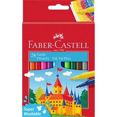 Afbeelding van Kleurstift Faber Castell set à 24 stuks assorti