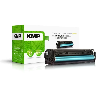 Afbeelding van KMP Toner vervangt HP 131X, CF210X Compatibel Zwart 2400 bladzijden H T171 1236,3000