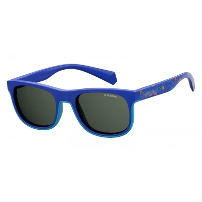 Afbeelding van POLAROIDKIDS Zonnebril (PLD8035/S) Kinderen Blauw Volledig omrand Polarizerend