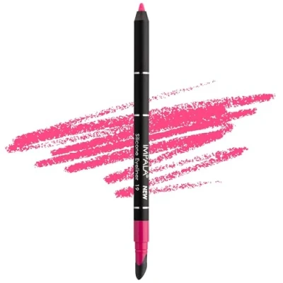 Afbeelding van Impala Waterdichte eyeliner, met siliconen gum 19 roze gedefinieerde lijn of wazig effect romige textuur eenvoudig aan te brengen Intensieve kleur, duurzaam, waterdicht