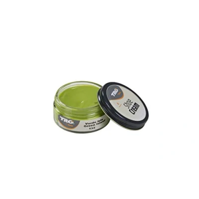 Afbeelding van TRG schoencrème met bijenwas groene landkleur 50 ml