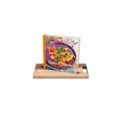 Afbeelding van Bowls and Dishes Set Plank met Kookboek Pure Rose Wood 30cm Tapa&#039;s en pincho&#039;s