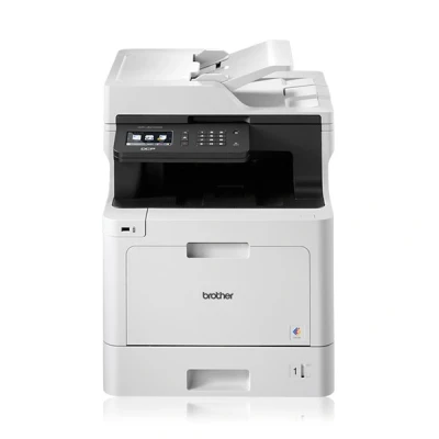 Image de Brother DCP L8410CDW Imprimante multifonctions couleur laser 215.9 x 355.6 mm (original) A4/Legal (support) jusqu&#039;à 31 ppm (copie) (impression) 300 feuilles USB 2.0, Gigabit LAN, Wi Fi(n), hôte