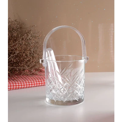 Afbeelding van Pasabahce Timeless Glazen Ijsemmer Met Handvat + Tang 149 cm x 129 1000 ml