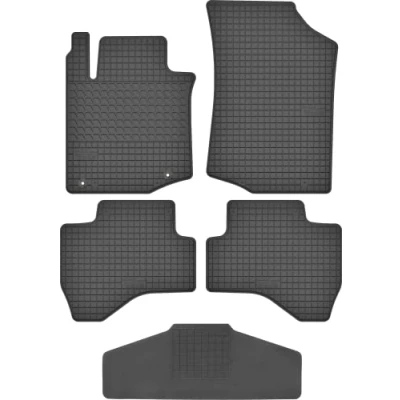 Afbeelding van Tapis de sol en caoutchouc pour Citroën C1 I avec cache tunnel, Voiture