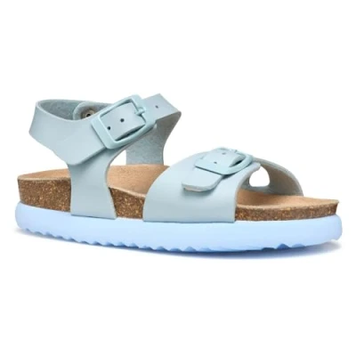 Afbeelding van Geox Bubblebow Sandalen voor kinderen, Maat: 37, Sky Hoogwaardig imitatieleer