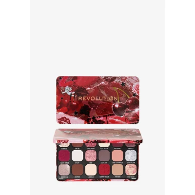 Afbeelding van Revolution Beauty, Forever Flawless oogschaduwpalet, 18 gepigmenteerde matte en iriserende tinten, veganistisch dierproefvrij, Cherry Rebel