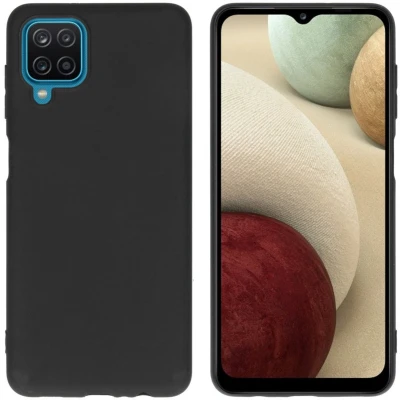 Afbeelding van iMoshion hoesje Geschikt voor Samsung Galaxy A12 Siliconen Design Zwart / Meerkleurig Groen Green Leopard