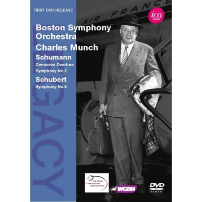 Afbeelding van Boston Symphony Orchestra, Charles Munch Genoveva Overture/Symphony No.2/Symphony No.5 (DVD)