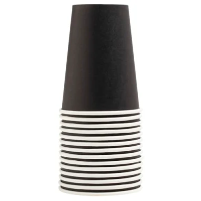 Afbeelding van Pro tafelkleed, ref. 89111i, 15 bekers, 20 cl, karton, zwart