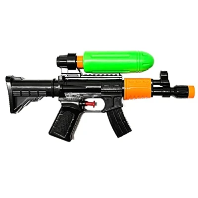 Afbeelding van Waterpistool met watertank, 75 ml, waterpistool, 28 cm, speelgoed