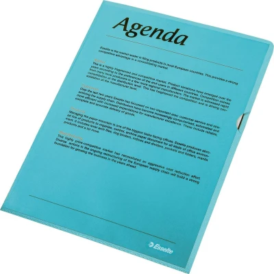 Afbeelding van L map Esselte standaard A4 0.11mm PP blauw