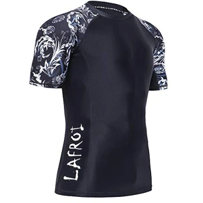 Afbeelding van LAFROI Compressieshirt met korte mouwen UPF 50+ voor heren, CLY02D