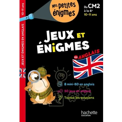 Image de Jeux et énigmes Anglais Du CM2 à la 6e Cahier de vacances 2025