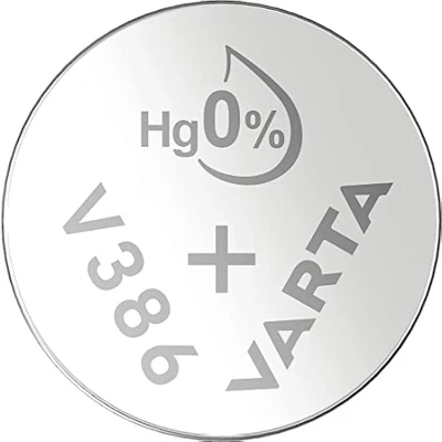 Afbeelding van Varta Knoopcel 386 1.55 V 1 stuk(s) 115 mAh Zilveroxide SILVER Coin V386/SR43 NaBli
