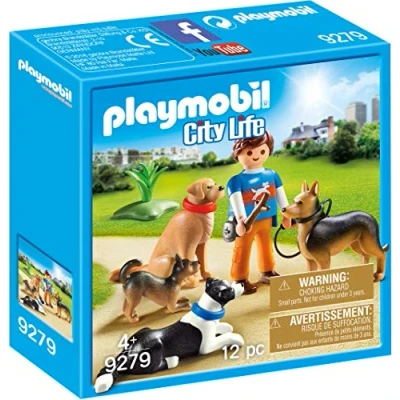 Image de Playmobil City Life 9279 Entraineur et chiens