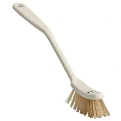 Image de VIKAN 42885 petite brosse à grillades, résistante la chaleur, 290 mm, dure, blanche 4288/5