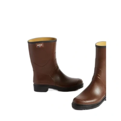 Afbeelding van Aigle Bison 2 Marron Regenlaarzen Maat 43 Bruin