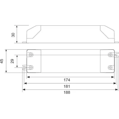 Afbeelding van Self Electronics SLT60 24VLG E LED driver Constante spanning 60 W 0 2.5 A 24.0 V/DC Geschikt voor meubels, Niet dimbaar, Overbelastingsbescherming,