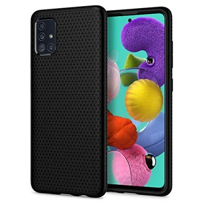 Image de Spigen Liquid Air Samsung Galaxy A51 étui téléphone mobile (Black) ACS00601