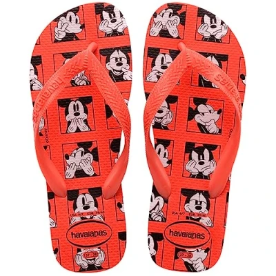Afbeelding van Havaianas Top Disney Unisex Volwassenen Flip Flops, Red Crush