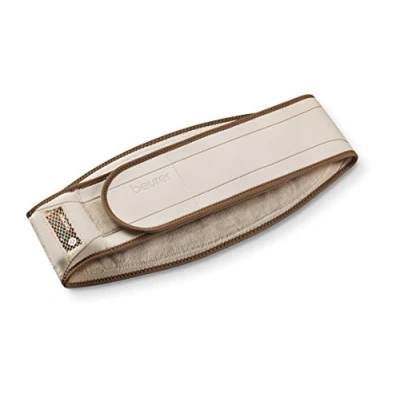 Afbeelding van Beurer HK 72 Elektrisch Warmtekussen Heating pad Warmteband Voor de rug 125 x 18 cm 4 Warmtestanden Snelle opwarming Automatische uitschakeling Draadloos Oplaadbaar Neopreen Machinewasbaar 3 Jaar garantie Bruin/beige