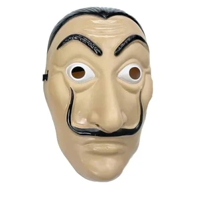 Afbeelding van Carnavalife Dali Mascara, zelfgemaakt papieren masker, Bank Robbery Halloween masker voor volwassenen en kinderen, eenheidsmaat