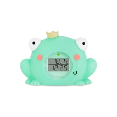 Afbeelding van Miniland Badthermometer en omgeving met alarm stopwatch. Grappige badkamers alles onder controle, magische kleur
