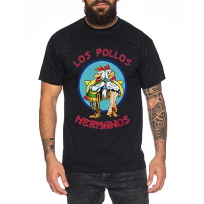 Afbeelding van Tee Kiki T shirt voor heren, zwart.