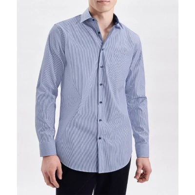 Afbeelding van Seidensticker Overhemd Regular Fit Blauw/dessin 47