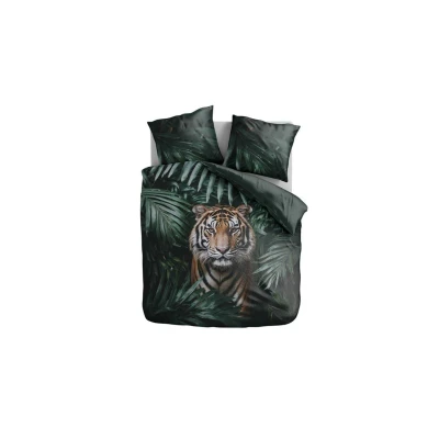 Afbeelding van Dekbedovertrek Jungle Tiger 1 persoons (140x200/220 cm) Microvezel Dieren Zydante Ga naar Dekbed Discounter.nl &amp; Profiteer Nu