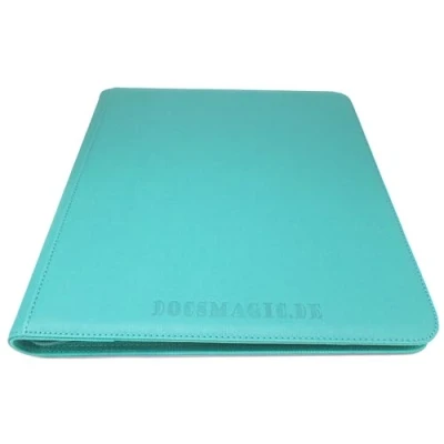 Afbeelding van Docsmagic.de Premium Pro Player 12 Pocket Playset Zip Album Mint, 480 kaartbinder, MTG, PKM, YGO Aqua