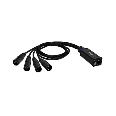 Afbeelding van Adam Hall 4 STAR CATBOX XM3 Audio &amp; DMX Meeraderig Hall® XLR 3 polig Male x Cat.6a