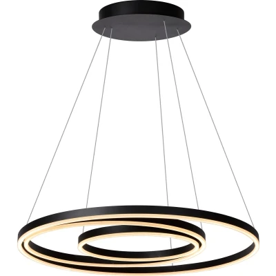Afbeelding van Lucide Triniti Hanglamp LED 135 X Ø30 Cm Zwart