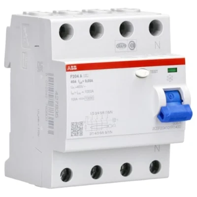 Afbeelding van ABB 2CSF204101R1400 Aardlekschakelaar A 4 polig 40 0.03 230 V/AC, 400 V/AC
