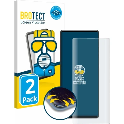 Afbeelding van BROTECT Screenprotector voor LG Wing Folie Beschermfolie matte volledig dekking (2 Stuks)