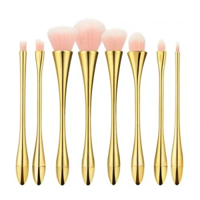 Afbeelding van Mimo Make Up Brush Set Goud 8 Stuks