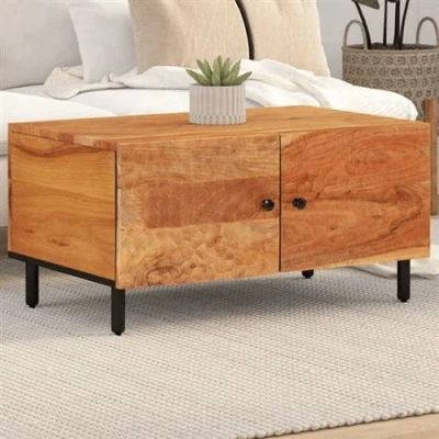 Afbeelding van Salontafel 80X50X40 Cm Massief Acaciahout