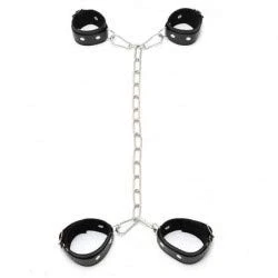 Afbeelding van Rimba Arm voetboeien combinatie met ketting
