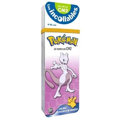 Image de Les incollables Je rentre en CM2 avec Pokémon 9/10 ans