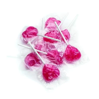 Afbeelding van Cand&#039;art Hartjes Lollies 100x12g