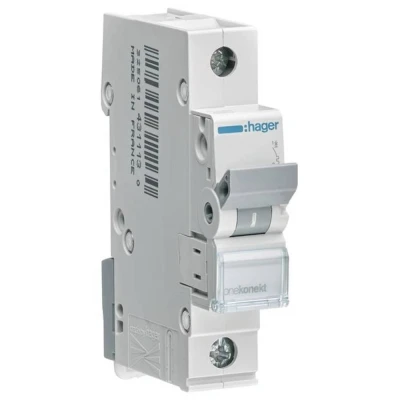 Afbeelding van Hager MCN125 Zekeringautomaat 1 polig 25 A 400 V