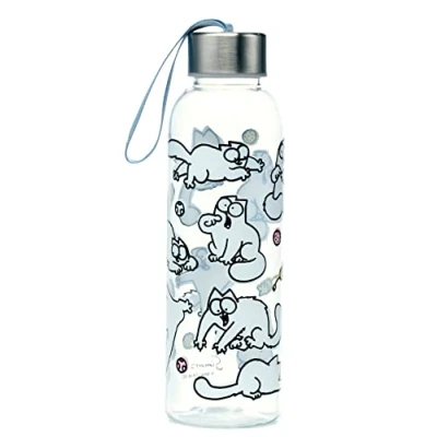 Afbeelding van Simon&#039;s Cat 2021 500ml Ecozen Breukbestendige BPA vrije Waterfles Metalen Dop