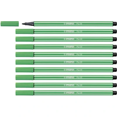 Afbeelding van Markeerstiften Stabilo Pen 68 Groen 10 Stuks