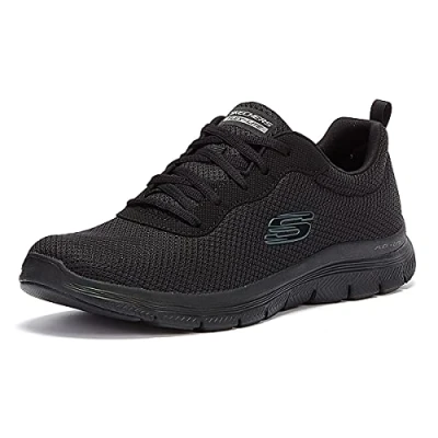 Image de Skechers Flex Appeal 4.0 Brilliant View Femme Basket, Black, 41 EU